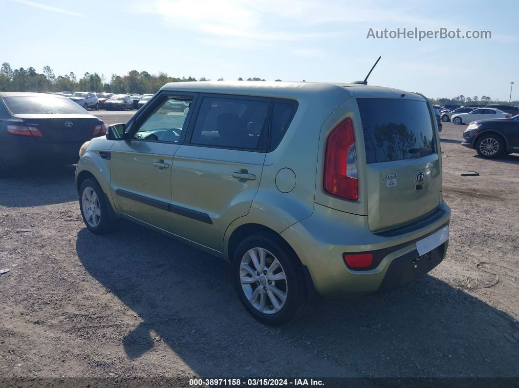 2013 Kia Soul + Green vin: KNDJT2A69D7504909