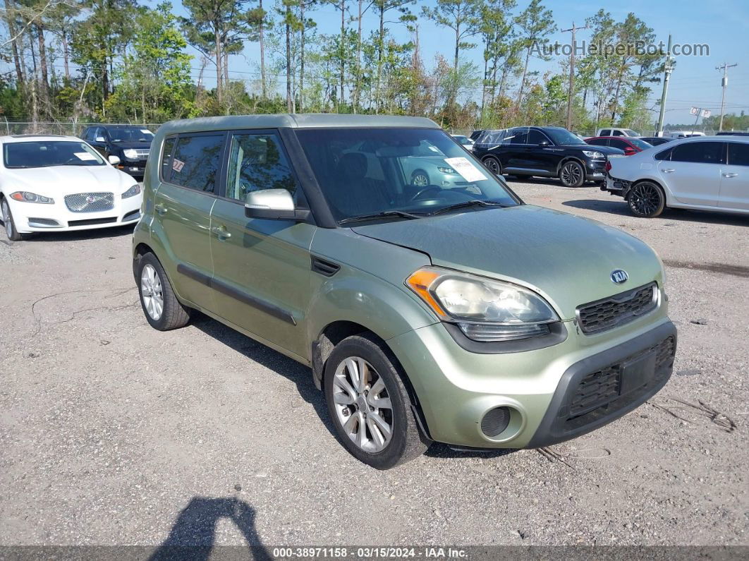 2013 Kia Soul + Green vin: KNDJT2A69D7504909