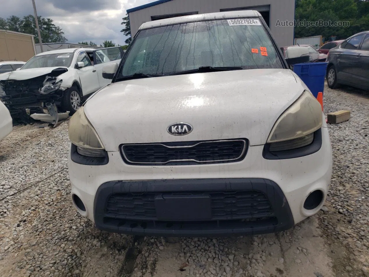 2013 Kia Soul + White vin: KNDJT2A69D7515487