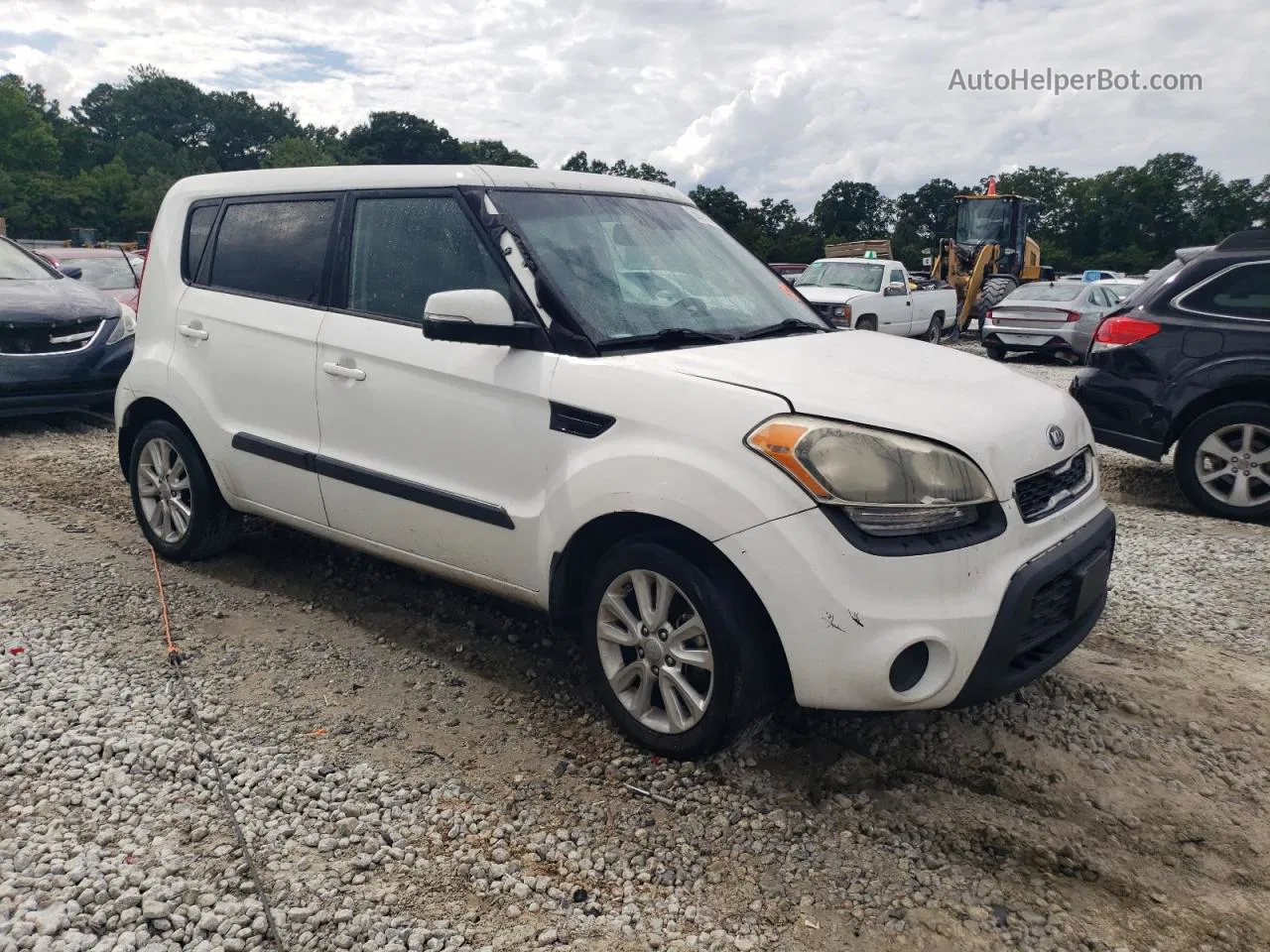 2013 Kia Soul + White vin: KNDJT2A69D7515487