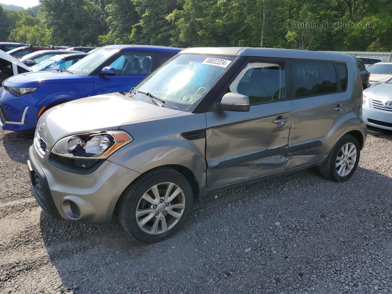 2013 Kia Soul + Gray vin: KNDJT2A69D7561563