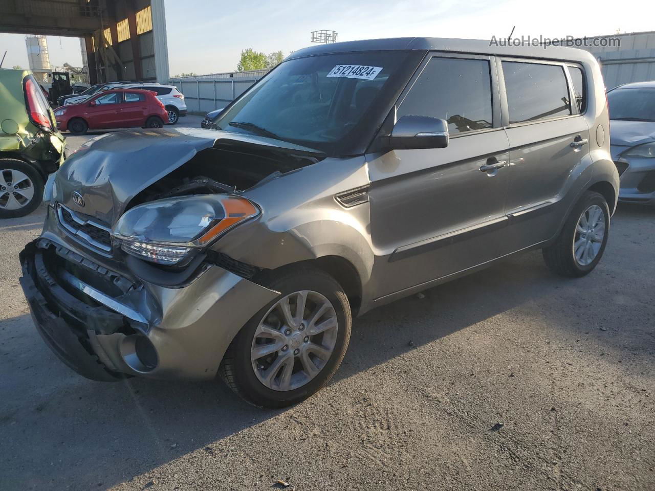 2013 Kia Soul + Gray vin: KNDJT2A69D7577424