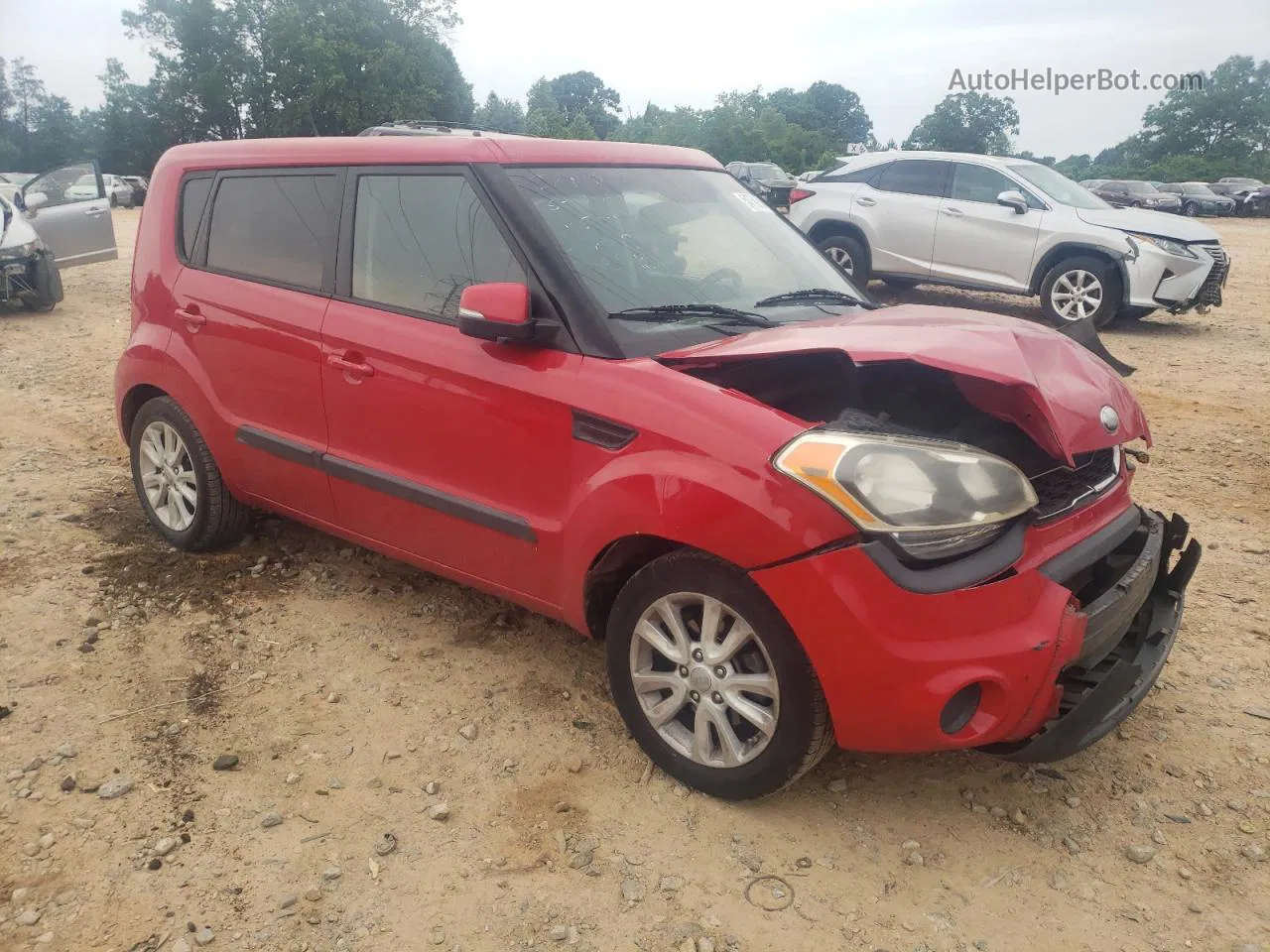 2013 Kia Soul + Red vin: KNDJT2A69D7605318