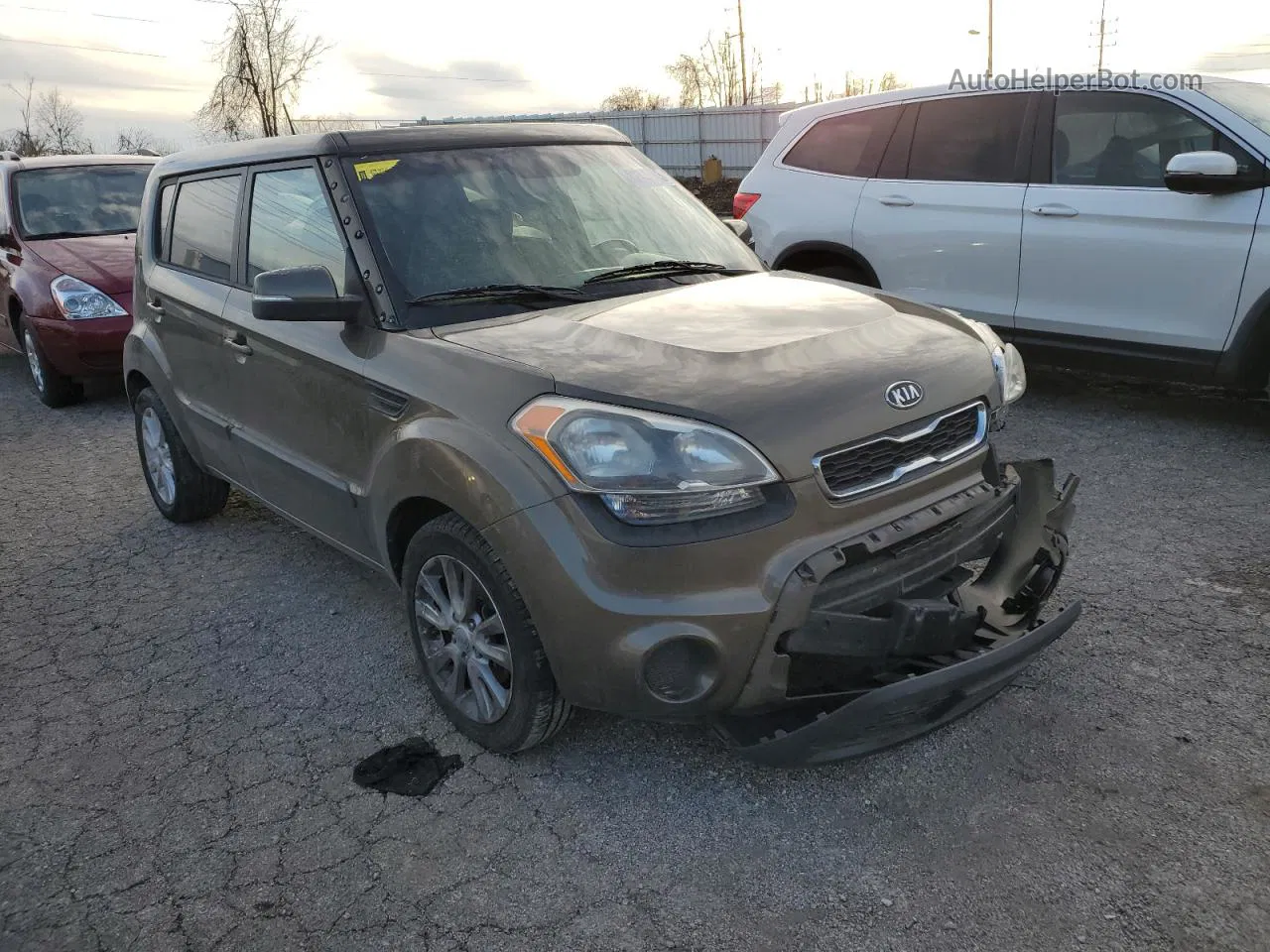 2012 Kia Soul + Brown vin: KNDJT2A6XC7437283