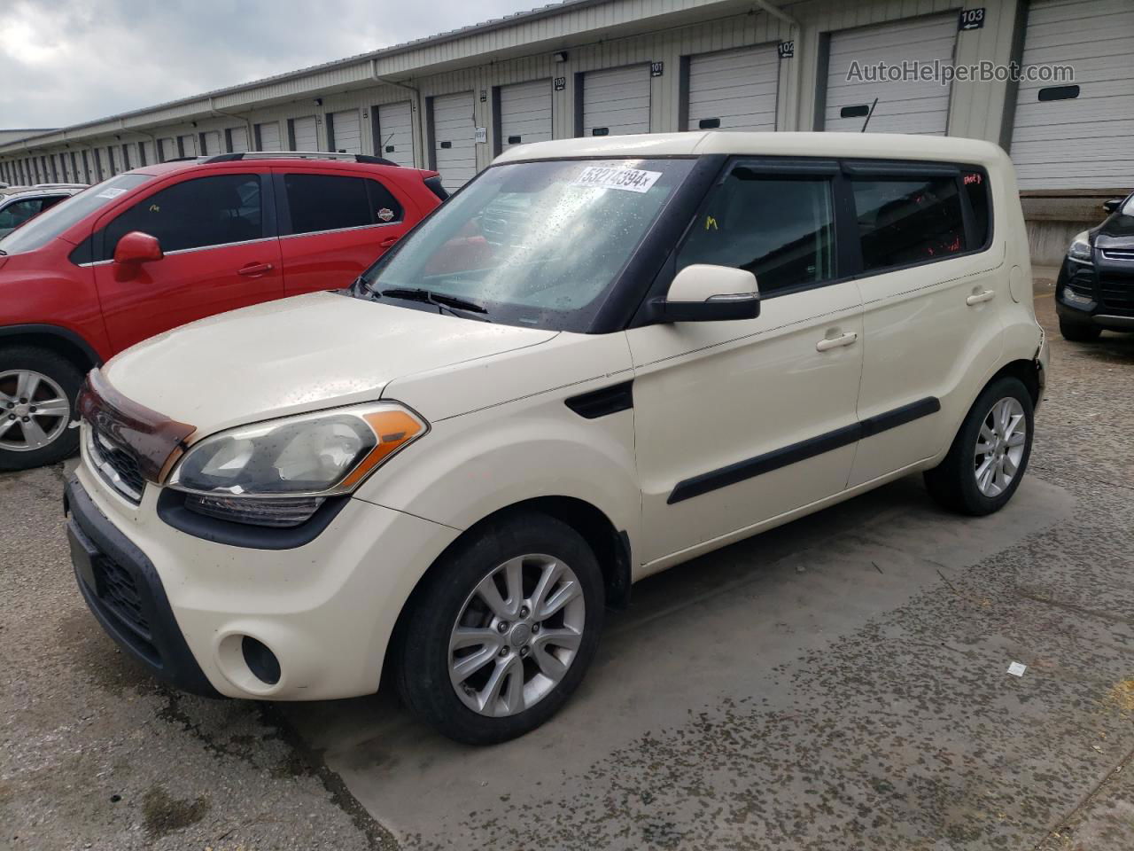 2013 Kia Soul + Бежевый vin: KNDJT2A6XD7497565