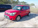 2013 Kia Soul + Red vin: KNDJT2A6XD7504661