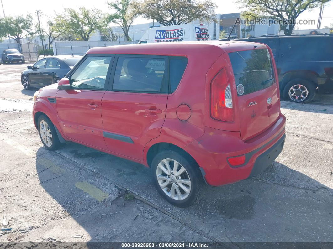 2013 Kia Soul + Red vin: KNDJT2A6XD7504661