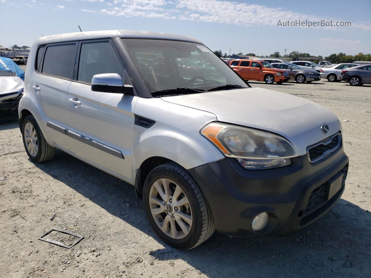 2013 Kia Soul + Серебряный vin: KNDJT2A6XD7529026