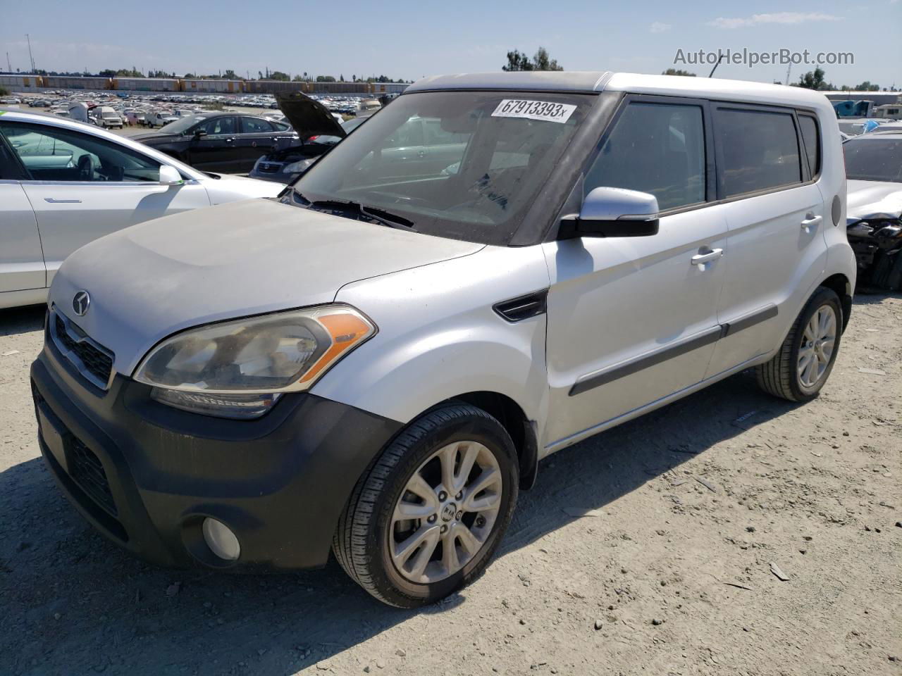 2013 Kia Soul + Серебряный vin: KNDJT2A6XD7529026