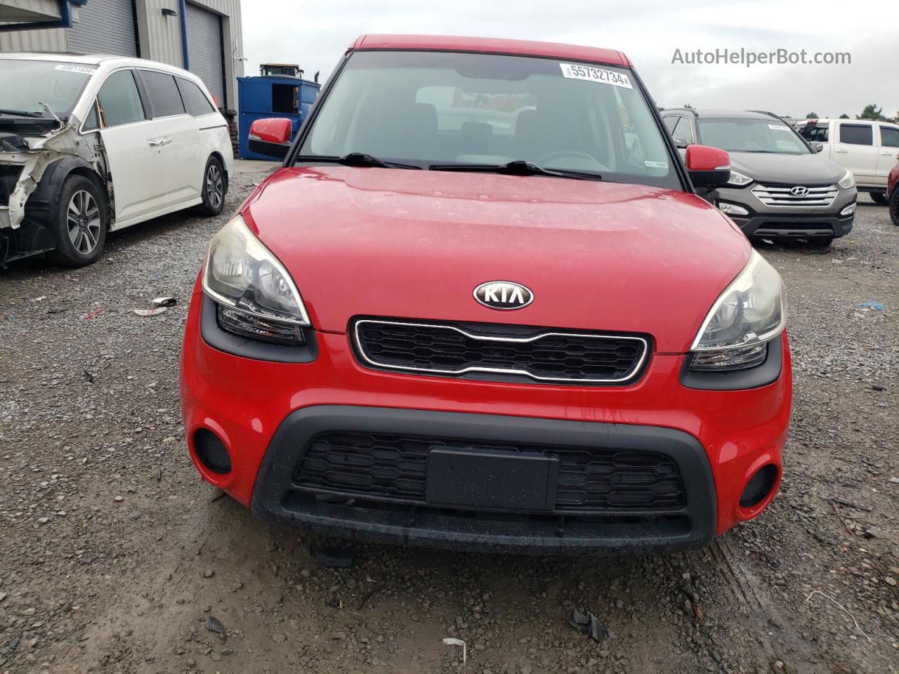 2013 Kia Soul + Red vin: KNDJT2A6XD7604761