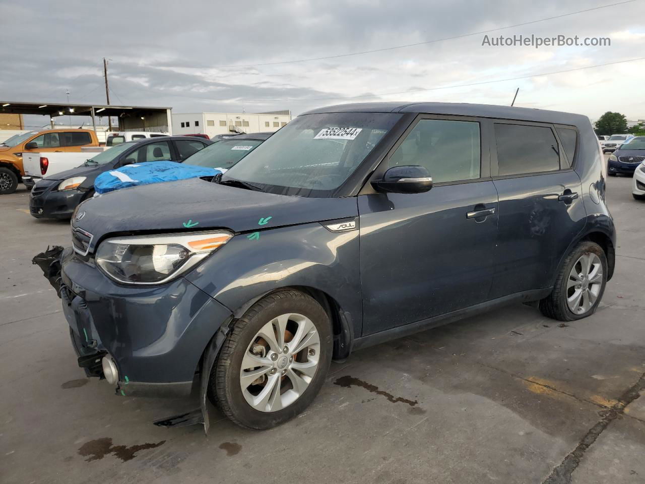 2016 Kia Soul ! Синий vin: KNDJX3A53G7281398