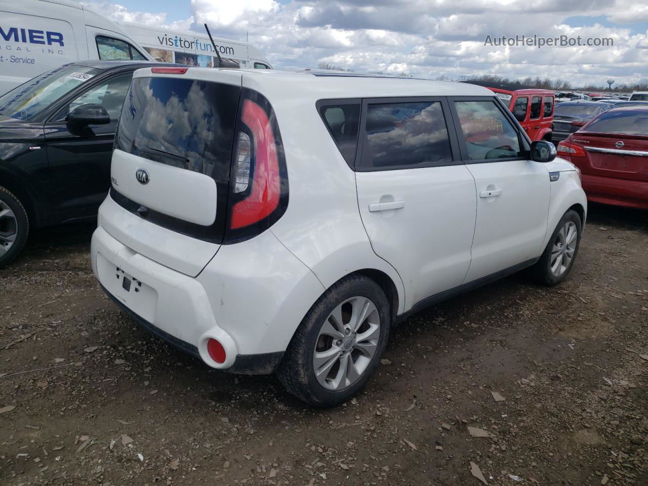 2016 Kia Soul ! White vin: KNDJX3A54G7384989