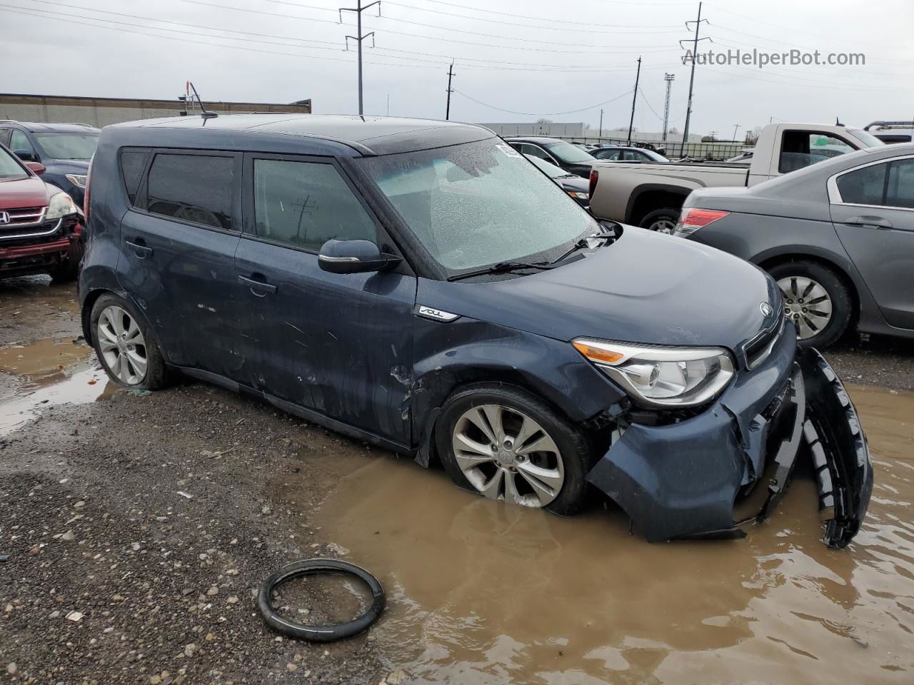 2016 Kia Soul ! Синий vin: KNDJX3A56G7375131