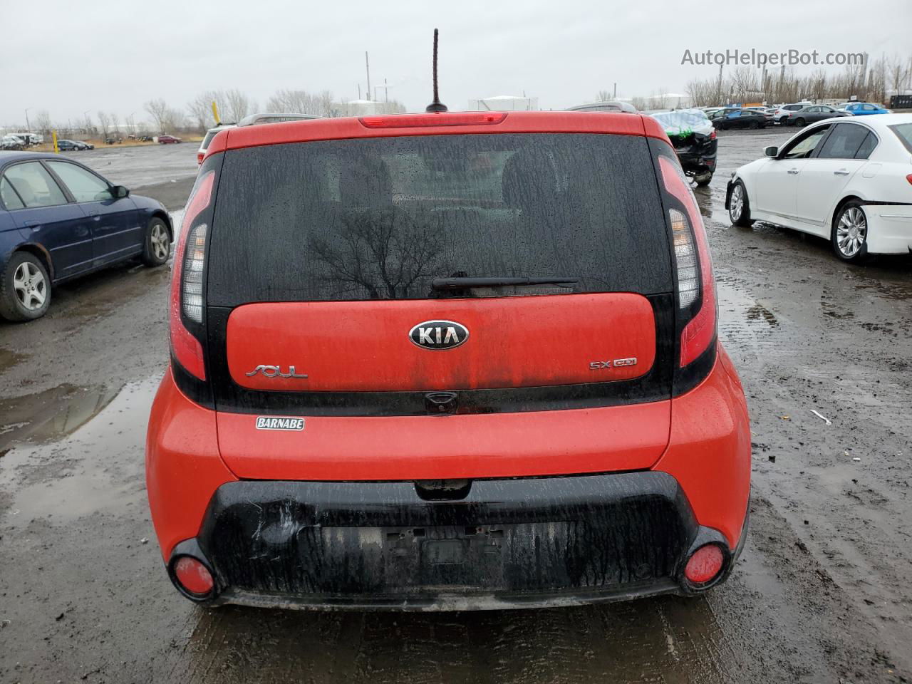 2016 Kia Soul ! Красный vin: KNDJX3A58G7832778