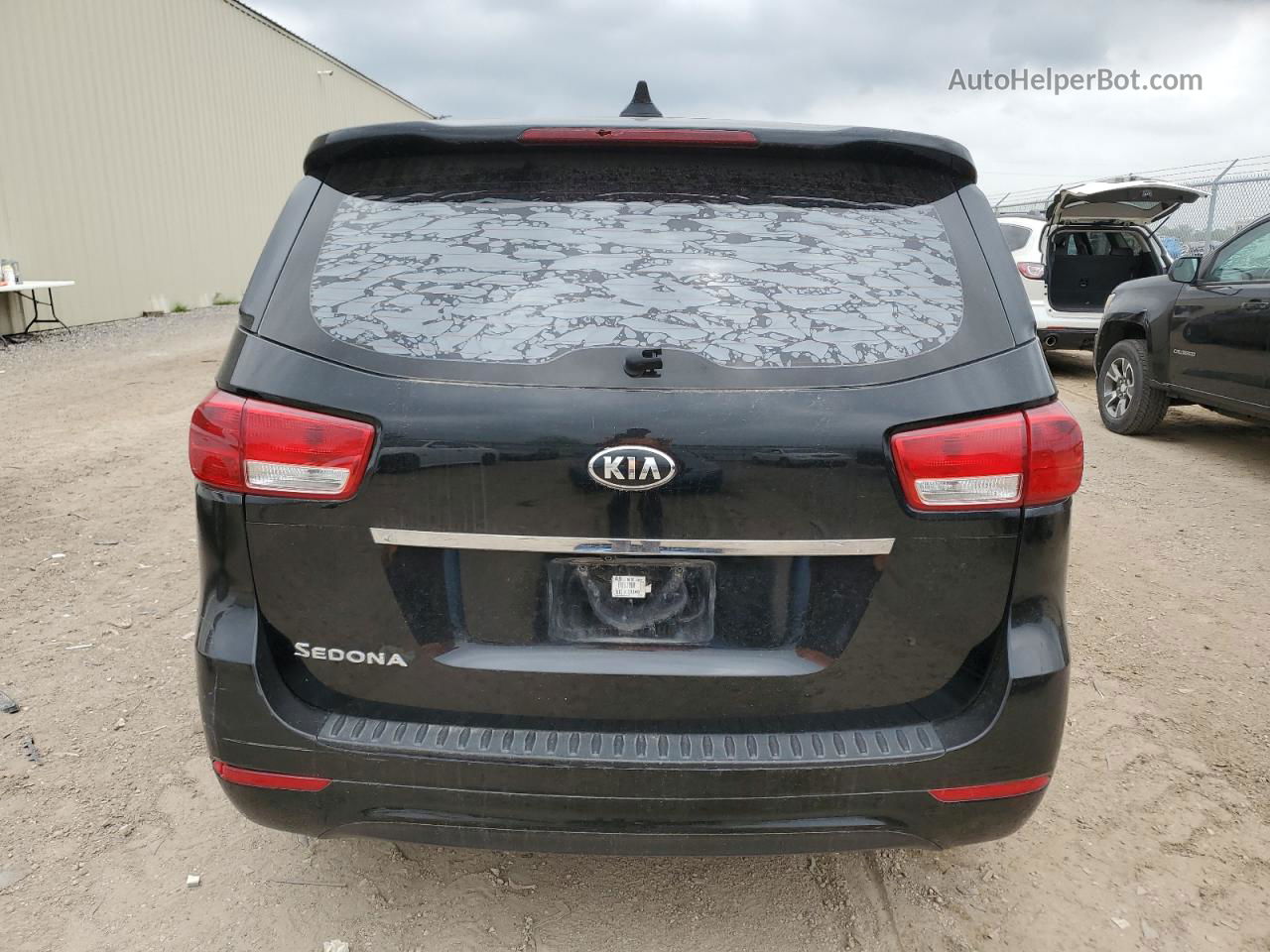 2017 Kia Sedona L Black vin: KNDMA5C10H6264764