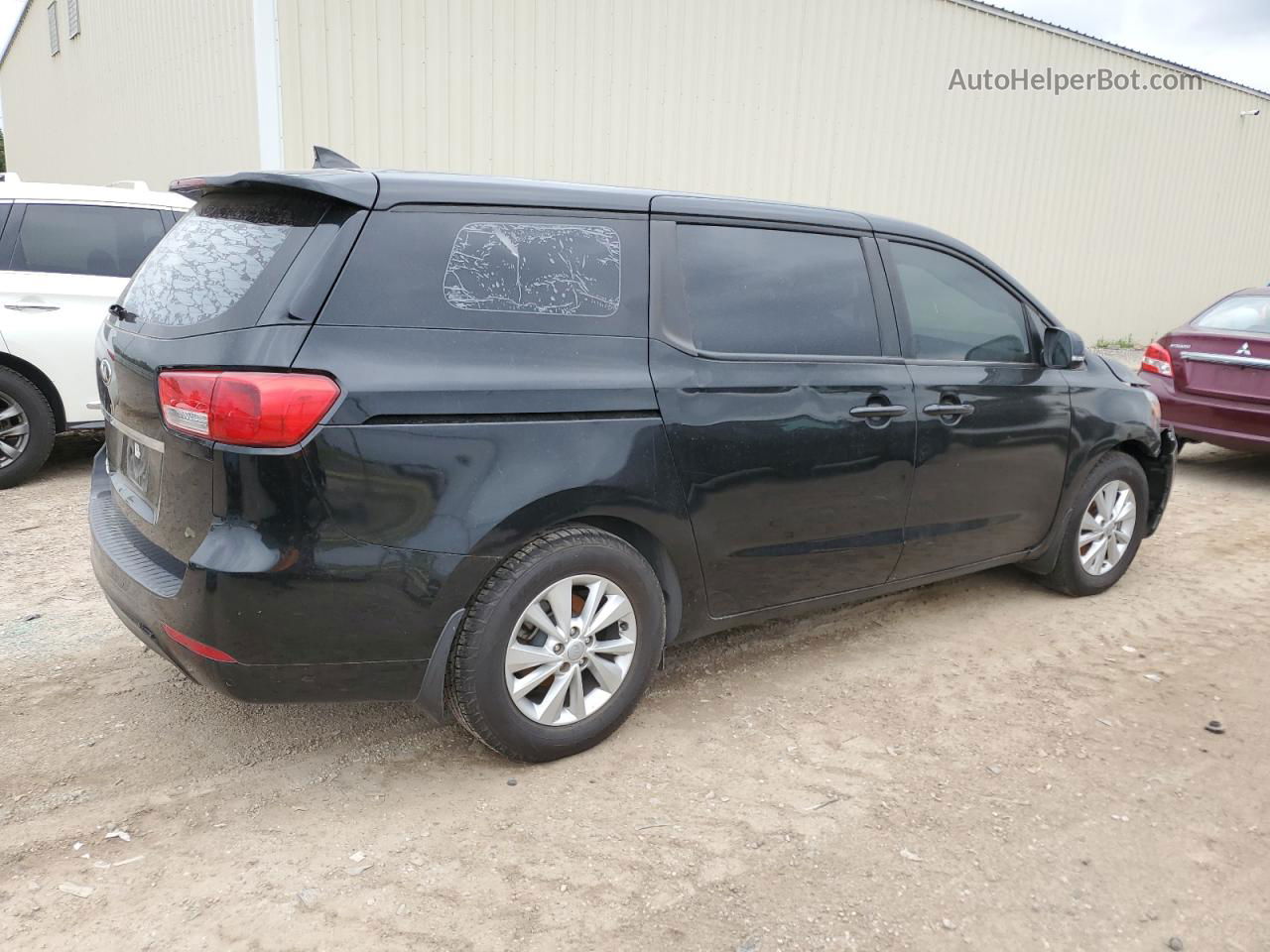 2017 Kia Sedona L Черный vin: KNDMA5C10H6264764