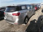 2017 Kia Sedona L Silver vin: KNDMA5C12H6258917