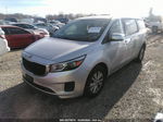 2017 Kia Sedona L Silver vin: KNDMA5C12H6258917