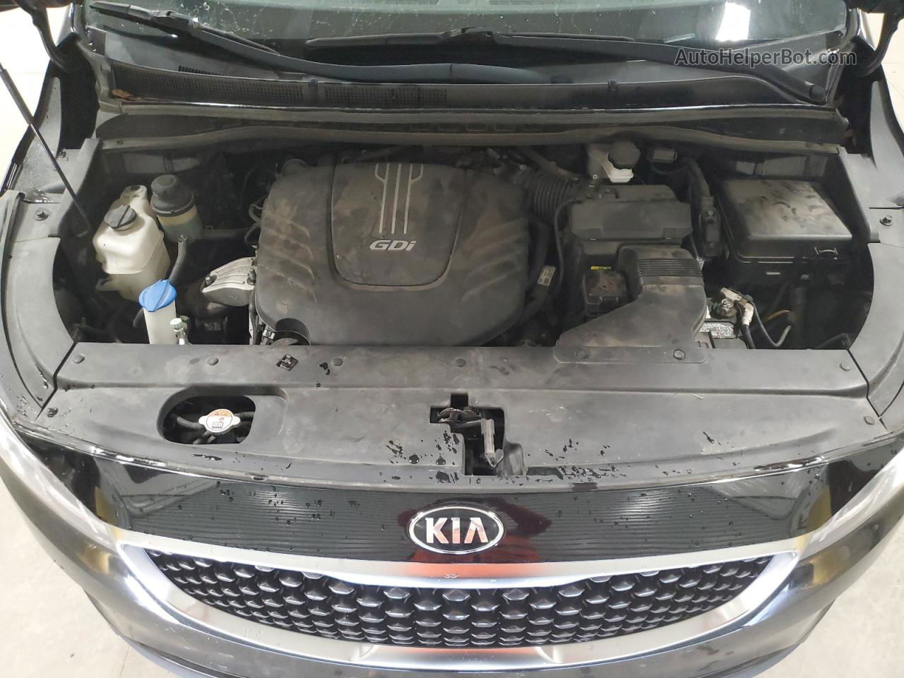 2017 Kia Sedona L Black vin: KNDMA5C13H6279646