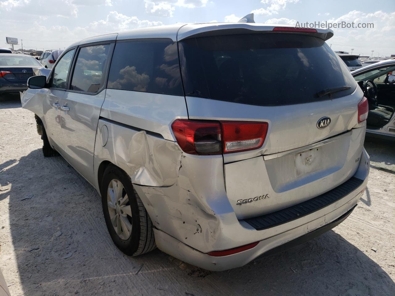 2017 Kia Sedona Lx Gray vin: KNDMB5C10H6224861