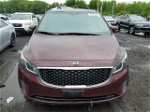 2017 Kia Sedona Lx Burgundy vin: KNDMB5C10H6234225