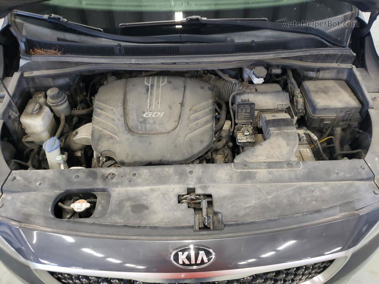 2017 Kia Sedona Lx Серый vin: KNDMB5C10H6244155