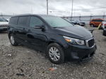 2017 Kia Sedona Lx Black vin: KNDMB5C10H6313667