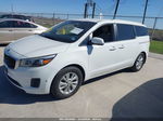 2017 Kia Sedona Lx White vin: KNDMB5C10H6325060