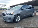 2017 Kia Sedona Lx Gray vin: KNDMB5C10H6327052