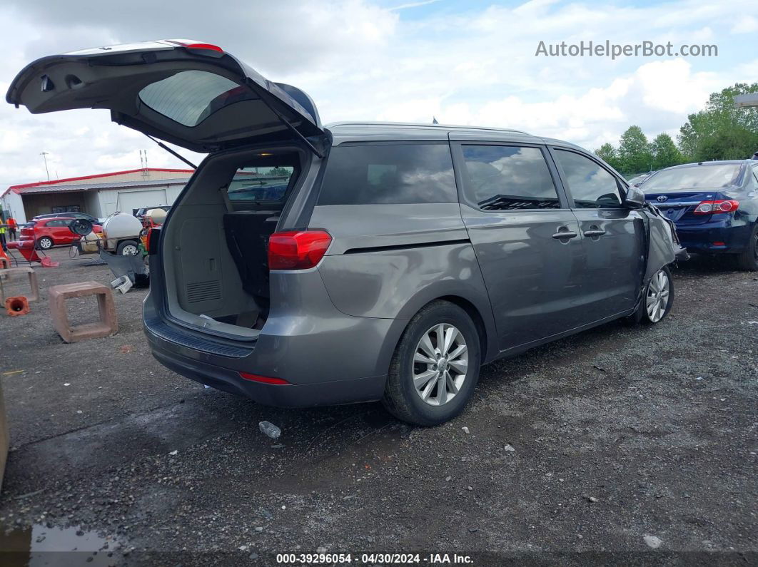 2017 Kia Sedona Lx Gray vin: KNDMB5C10H6327052