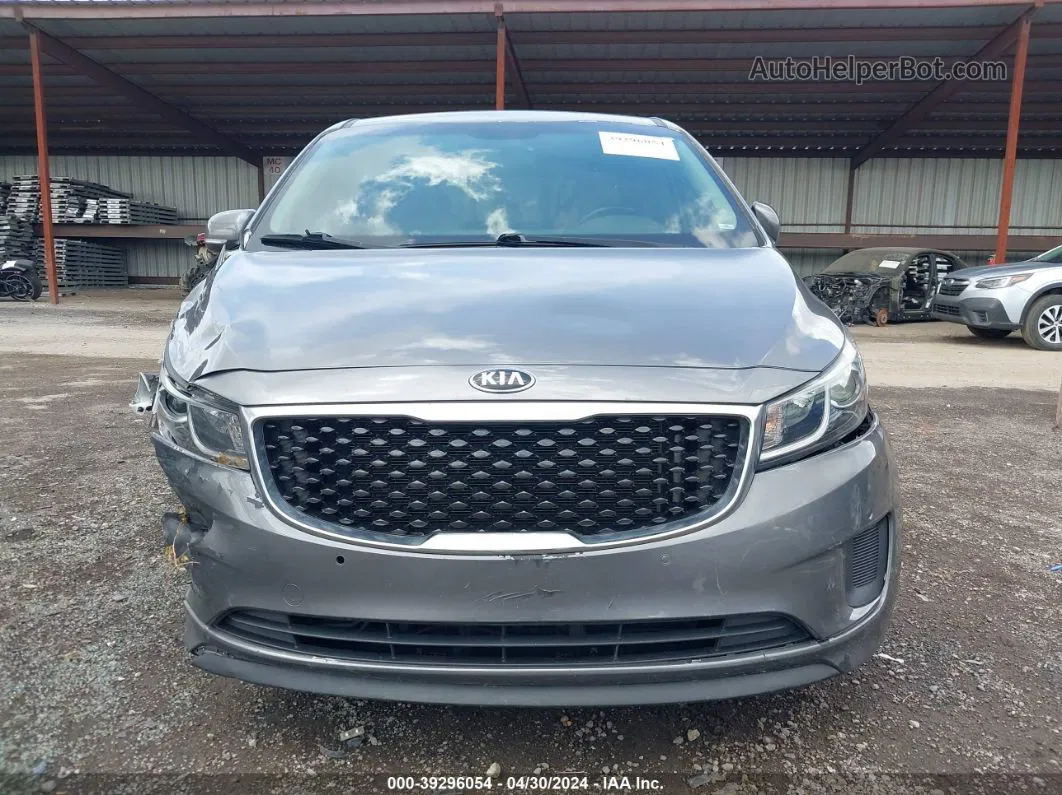 2017 Kia Sedona Lx Серый vin: KNDMB5C10H6327052