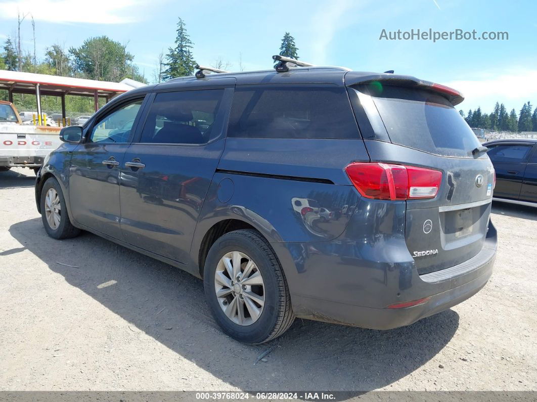 2017 Kia Sedona Lx Gray vin: KNDMB5C11H6247825