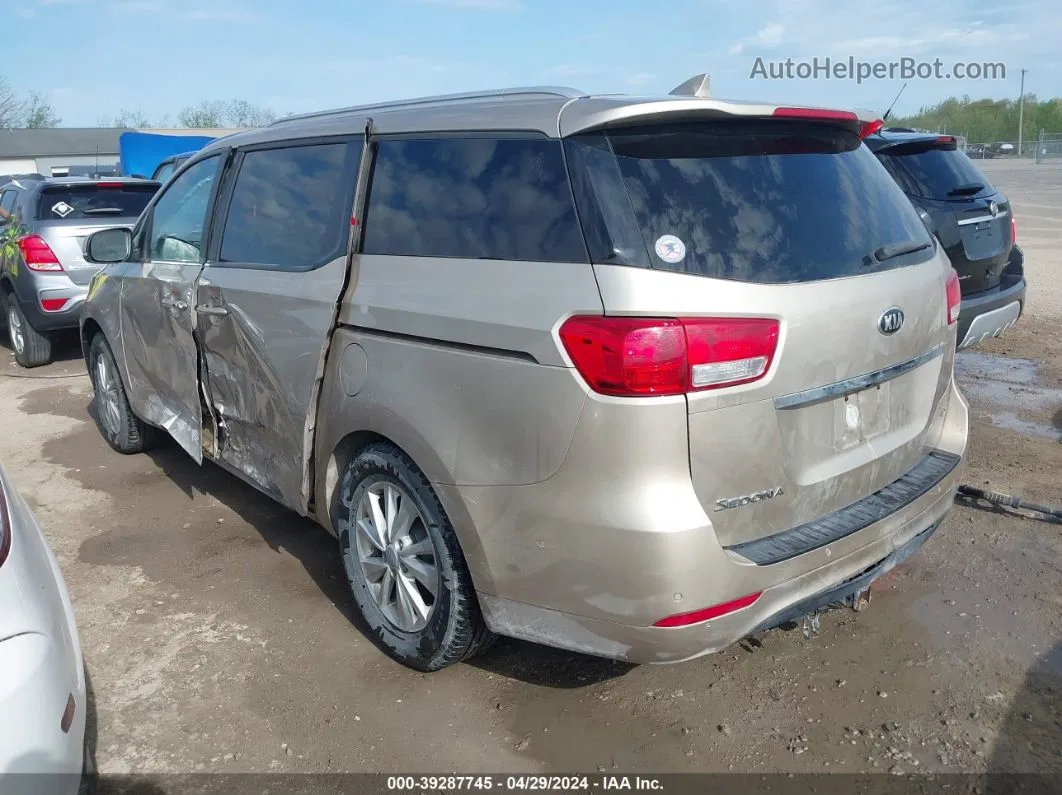 2017 Kia Sedona Lx Gold vin: KNDMB5C11H6253396