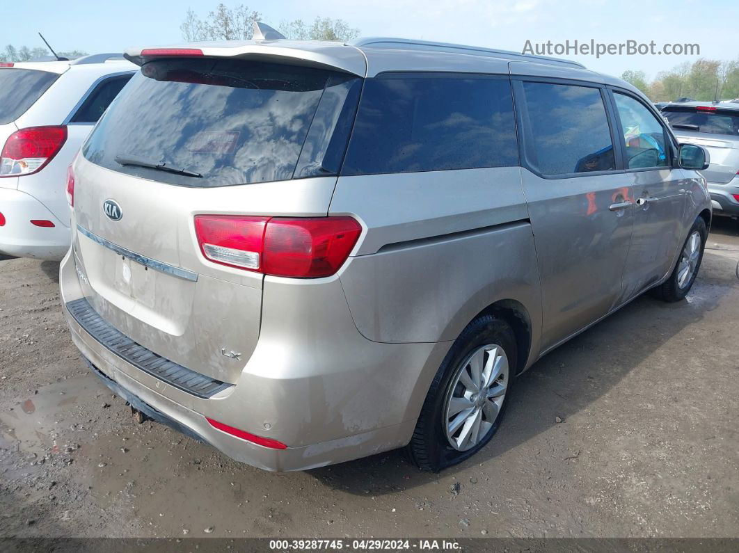 2017 Kia Sedona Lx Gold vin: KNDMB5C11H6253396