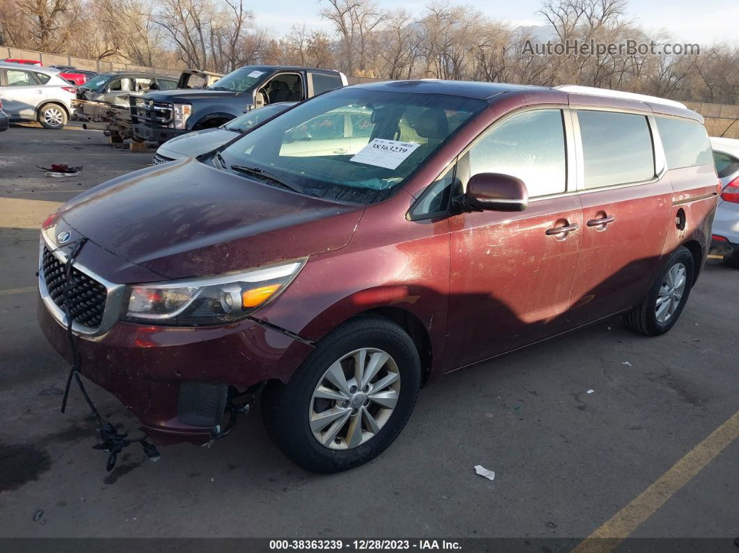 2017 Kia Sedona Lx Dark Brown vin: KNDMB5C11H6267251