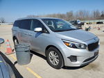 2017 Kia Sedona Lx Silver vin: KNDMB5C11H6268688