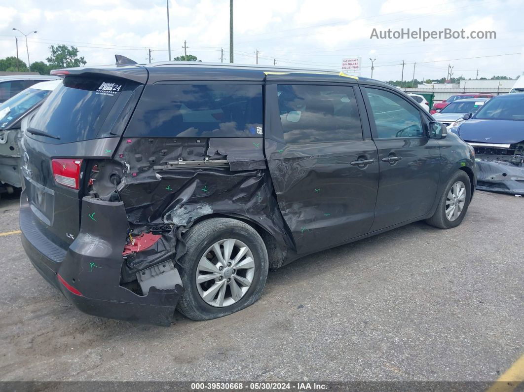 2017 Kia Sedona Lx Brown vin: KNDMB5C11H6282199