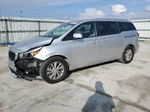 2017 Kia Sedona Lx Silver vin: KNDMB5C11H6312625