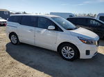 2017 Kia Sedona Lx White vin: KNDMB5C12H6229091