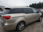 2017 Kia Sedona Lx Золотой vin: KNDMB5C12H6236915