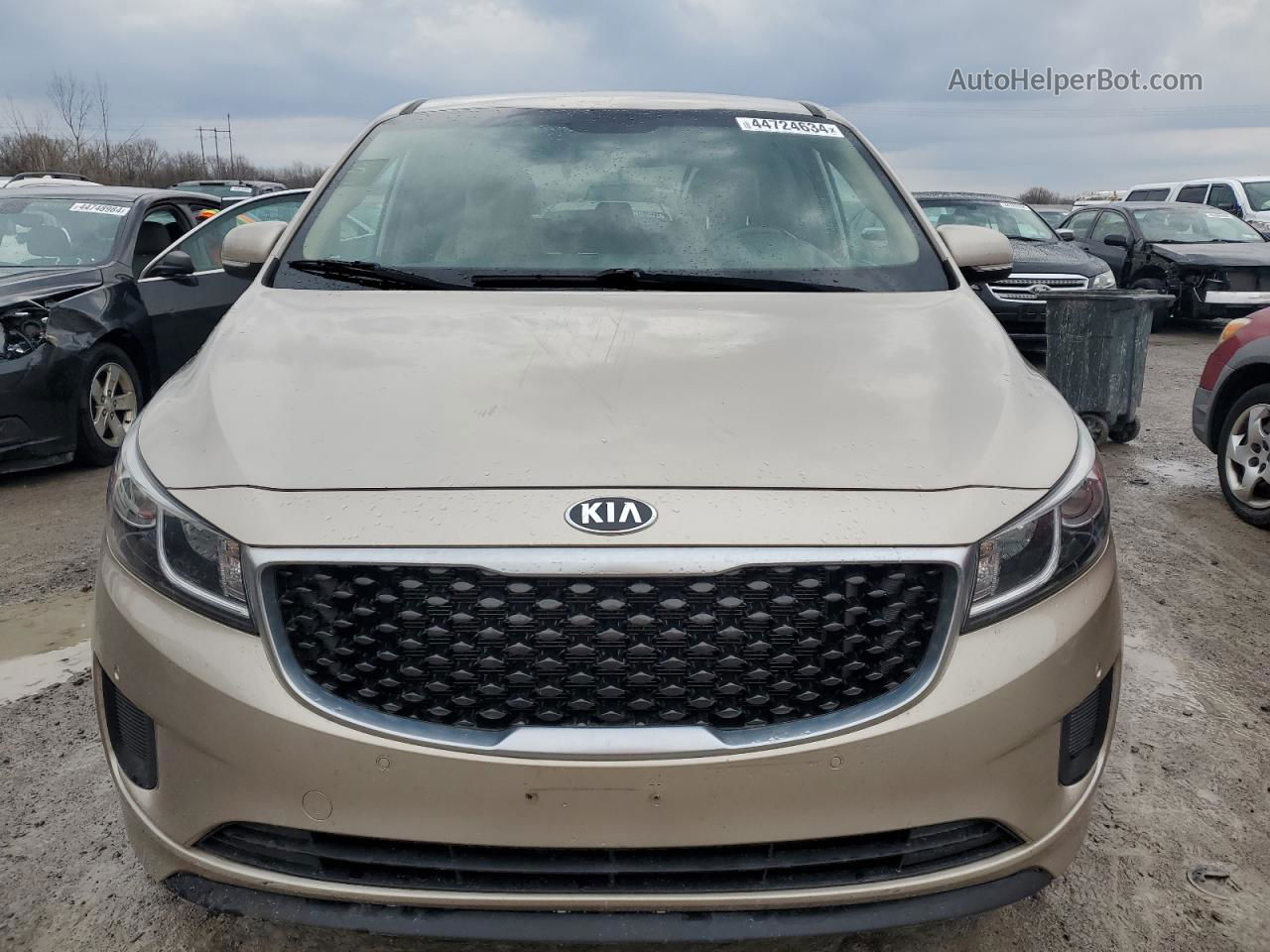 2017 Kia Sedona Lx Gold vin: KNDMB5C12H6236915