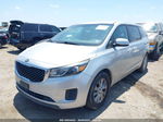 2017 Kia Sedona Lx Silver vin: KNDMB5C12H6243444