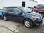 2017 Kia Sedona Lx Синий vin: KNDMB5C12H6306560