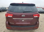 2017 Kia Sedona Lx Burgundy vin: KNDMB5C12H6320734