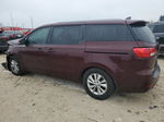 2017 Kia Sedona Lx Бордовый vin: KNDMB5C12H6320734