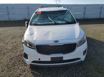 2017 Kia Sedona Lx White vin: KNDMB5C12H6337954