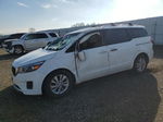 2017 Kia Sedona Lx White vin: KNDMB5C12H6337954