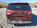 2017 Kia Sedona Lx Burgundy vin: KNDMB5C12H6338652