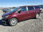 2017 Kia Sedona Lx Burgundy vin: KNDMB5C12H6338652