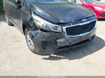 2017 Kia Sedona Lx Black vin: KNDMB5C13H6228189